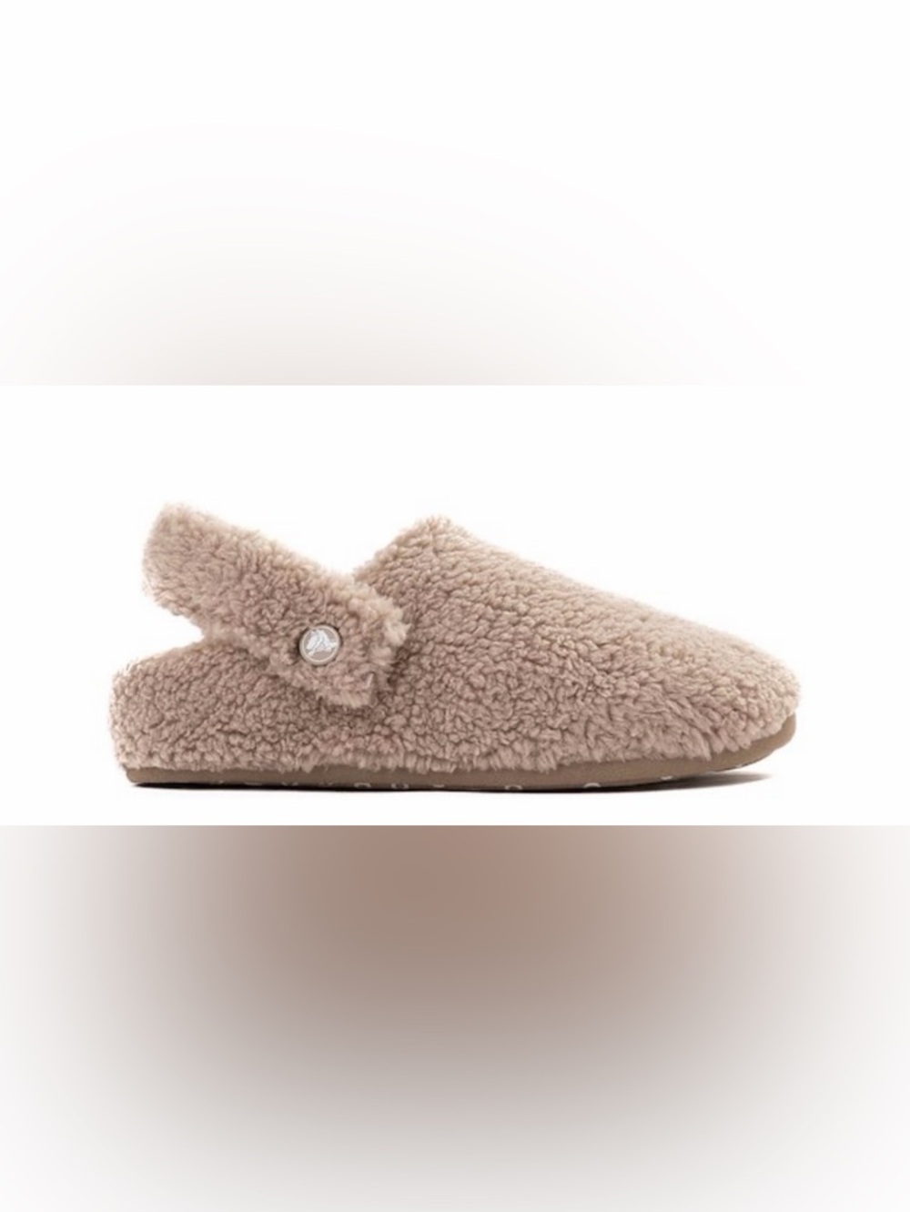 NWT Mushroom Crocs Classic Cozzzy Lined Slip-On Slippers Vegan US Men’s 11